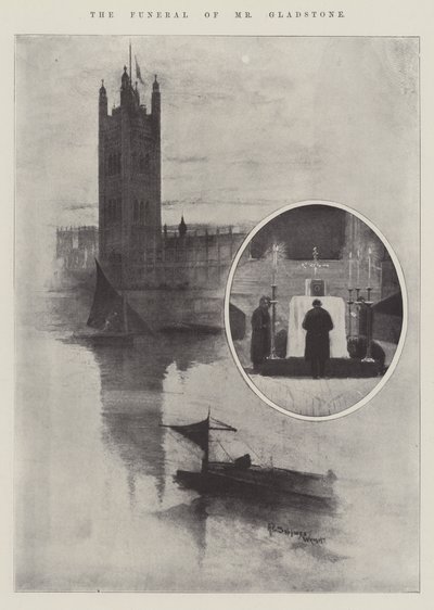 El funeral del Sr. Gladstone de Henry Charles Seppings Wright